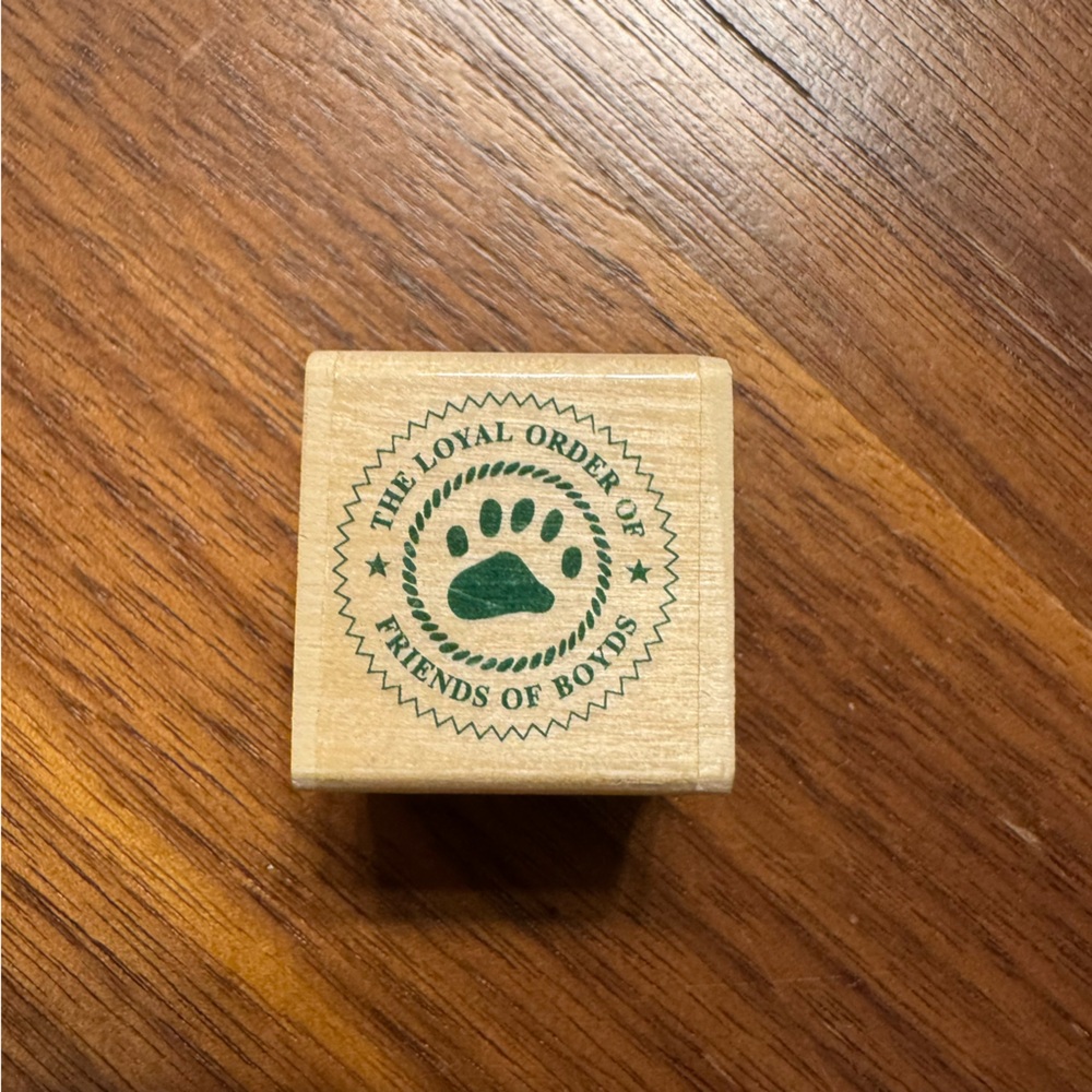 Boyd’s Bears Wooden Stamp